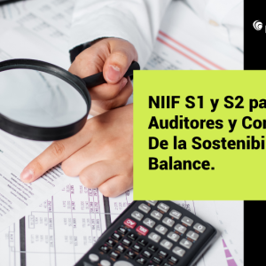 NIIF S1 y S2 para Auditores y Contadores: De la Sostenibilidad al Balance